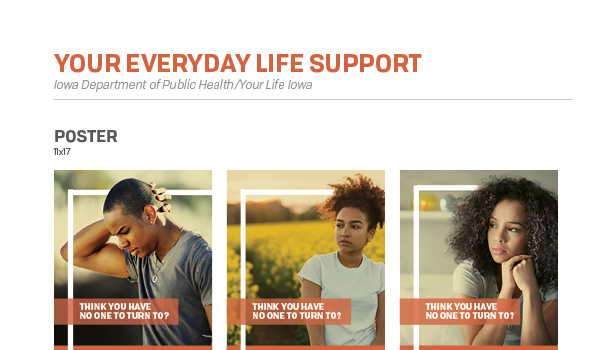 Campaign One-Sheet for all Elements– Your Everyday Life Support Teen and Adult