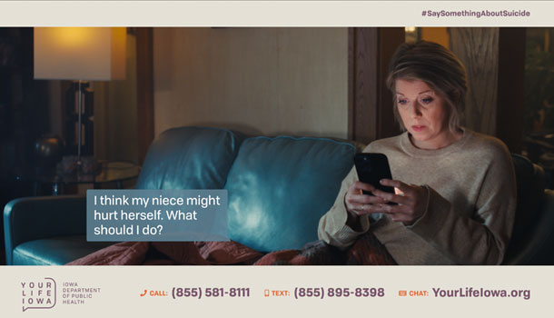 :30 TV Spot Digital and Traditional Licensed until 5/25 – Say Something About Suicide