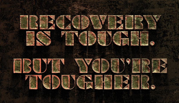 Encouragement Card Recovery is Tough But You're Tougher – See the Person