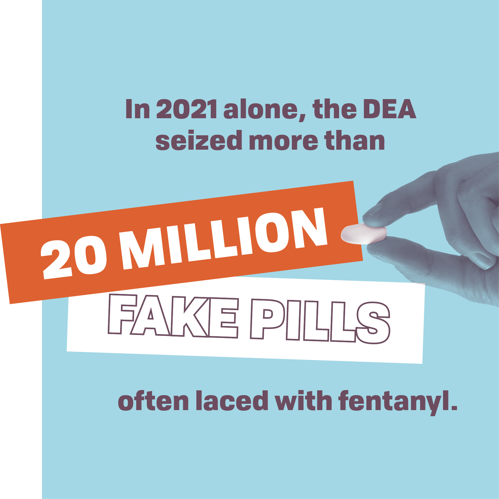 In 2021 alone, the DEA seized more than 20 million fake pills.
