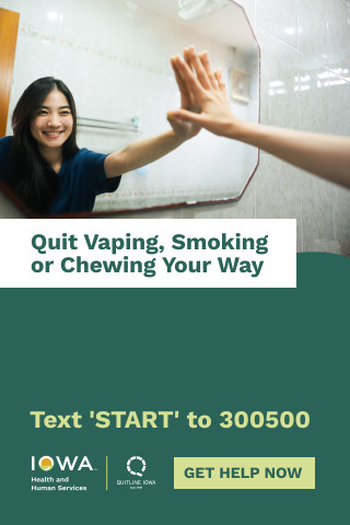 Quit Vaping, Smoking, or Chewing Your Way.  Get help Now. 