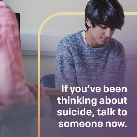 If you are thinking about suicide, support is available.