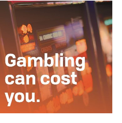Slot machine at casino.