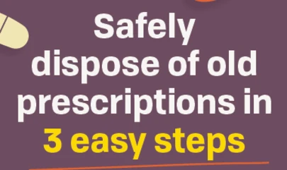 white text and pill graphic over a purple background