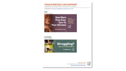 Cover page for the campaign overview