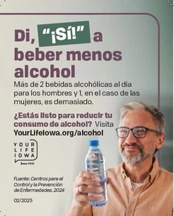 Say Yes to Drinking Less | Print Ad | Spanish