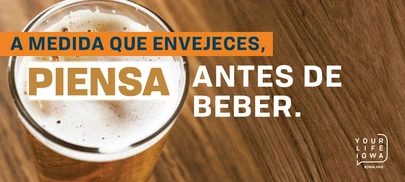 Think Before You Drink | Banner Ad | Spanish TN