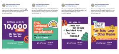 My Life My Quit | Social Media Posts | FY26