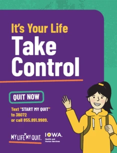 My Life My Quit | Take Control Posters | FY26 TN