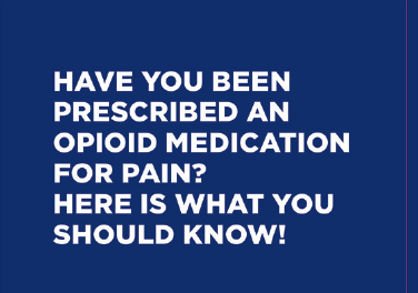 Opioid Prescription Brochure