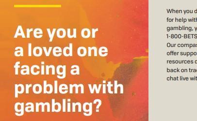 Your Life Iowa Bets Off Problem Gambling Brochure