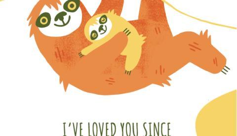 Your Life Iowa I've Loved You Since Your Were Born Encouragement Card
