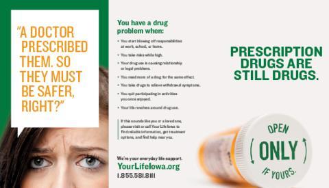 Your Life Iowa Prescription Drugs are Still Drugs Brochure