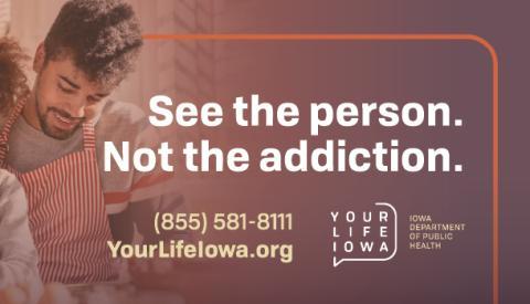 Your Life Iowa See the Person Billboard