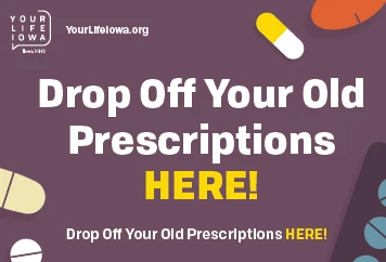 white text with pill graphics over a purple background