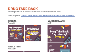 Drug Take Back Campaign Overview