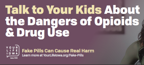 Talk to your kids about the dangers of opioids and drug use