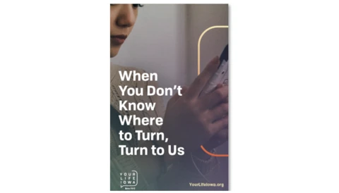 cover page for Help College Students information from Your Life Iowa