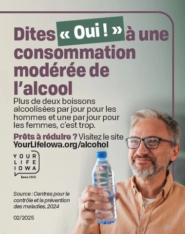 Say Yes to Drinking Less | Print Ad | French TN