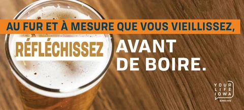 Think Before You Drink | Banner Ad | French TN