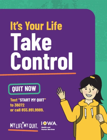 My Life My Quit | Take Control Posters | FY26 TN